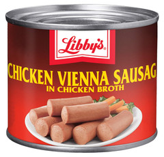 Libbys Chicken Vienna Sausage in Chicken Broth 4.6oz Cans Pack of 6