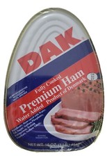 DAK Premium Ham Fully Cooked water added 22 PKS-16oz Ready to eat Picnic Food