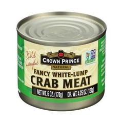 Crab Meat White Lump 6 Oz By Crown Prince
