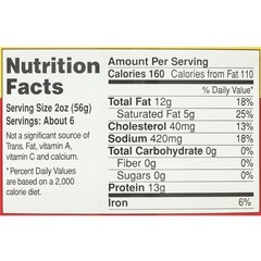 6 Pack Canned Corned Beef Juices Protein Rich Versatile Meal Ingredient 11.5oz