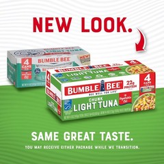 Bumble Bee Chunk Light Tuna in Oil, 5 Oz Cans (Pack of 4) – Wild Caught Tuna – 2