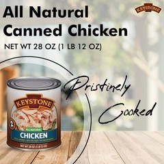 Keystone All Natural Chicken Canned -28 oz ,Free Shipping