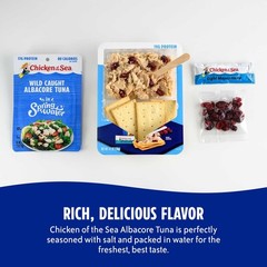 Packet Up! White Tuna Salad Kit, 4.1 oz. Packets, 12-Count – High Protein Tun…