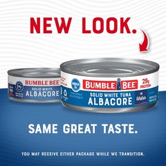Bumble Bee Solid White Albacore Tuna in Water 5 Oz Can Pack of 24 Wild Caught