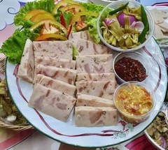 Cooked Pork Rolls (Gio Bi, Cha Lua, Cha Que, Gio Thu, and Gio Hue) សាច់ប៉ាតេ