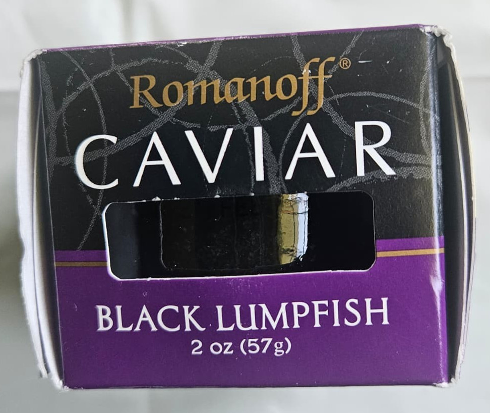 Romanoff Lumpfish Black Caviar – 2 oz