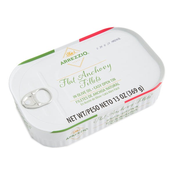 Arrezzio Flat Anchovy Fillets, 13 oz (369g)