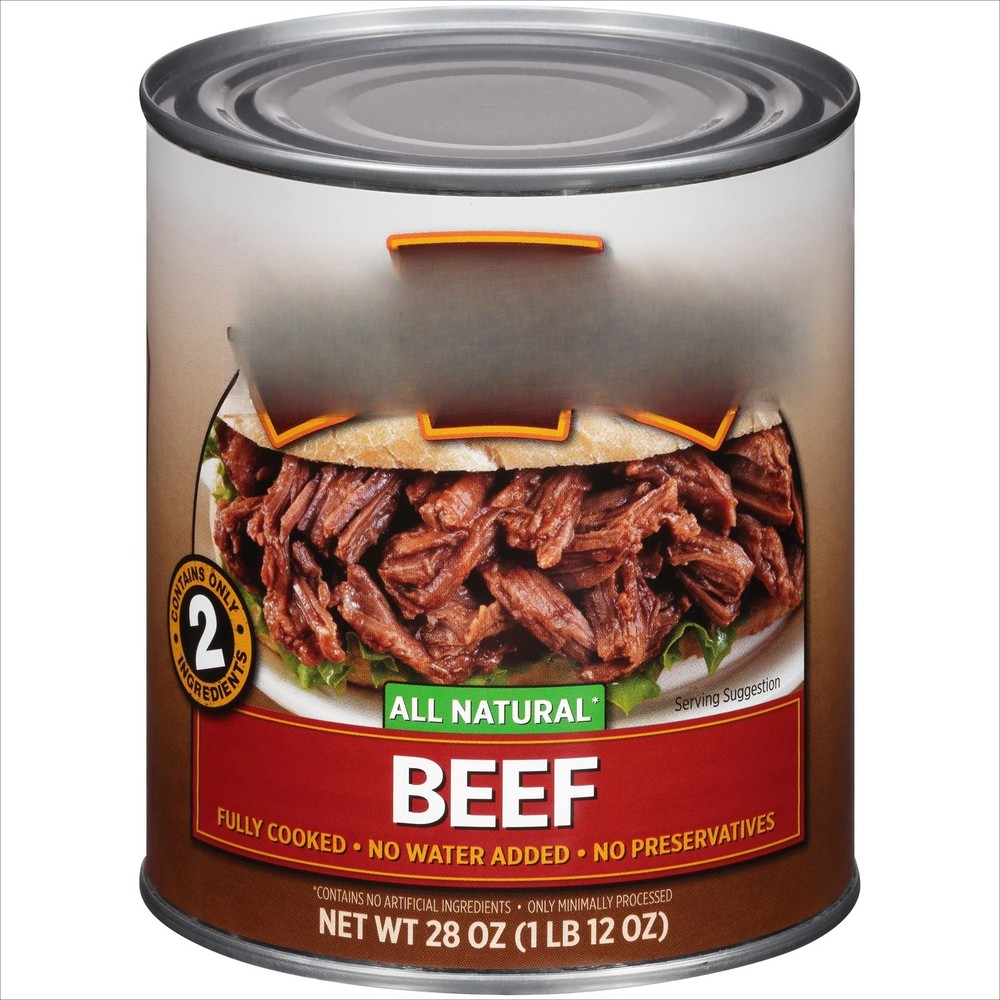 All Natural Beef, 28 oz Can