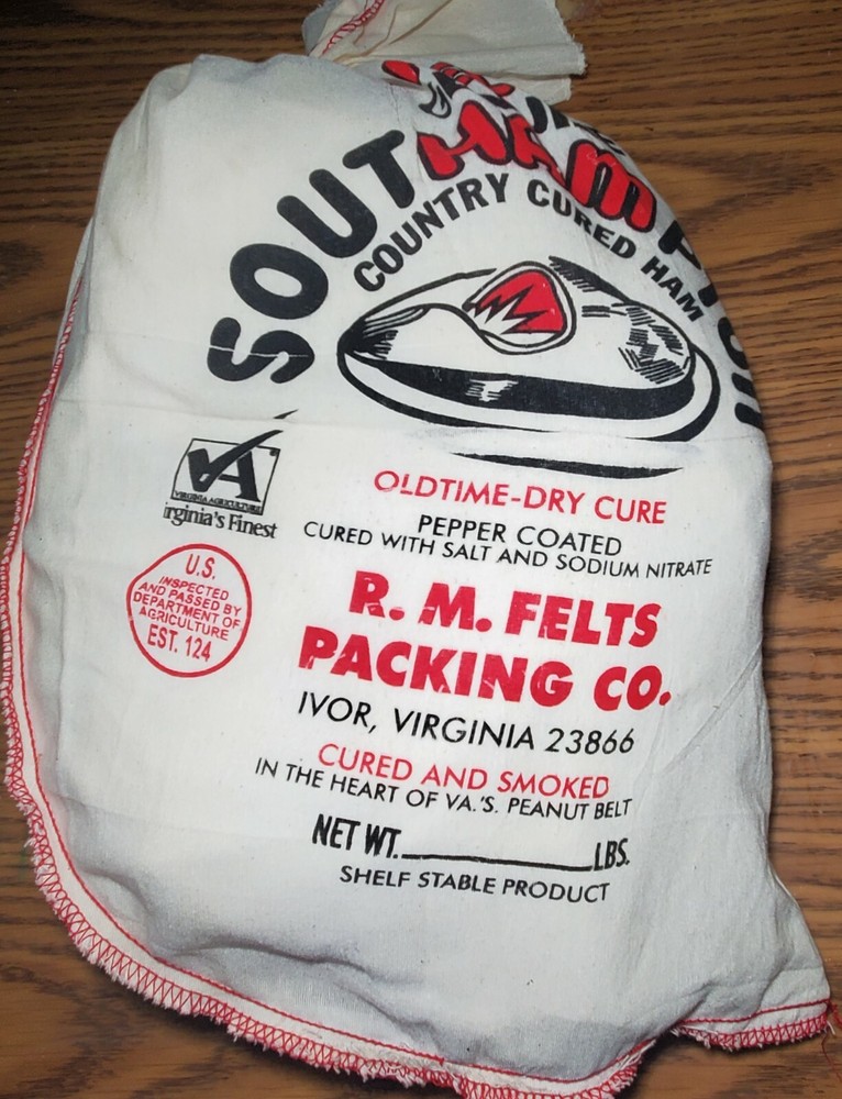 Southhampton Country Cured ham, Smoked Ham, 12-14lbs