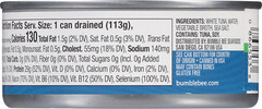 Low Sodium Solid White Albacore Tuna in Water, 5 oz Can (Pack of 12) – Wild Caug