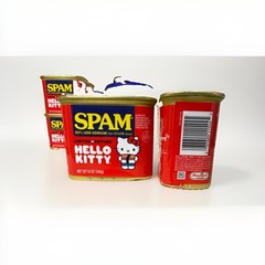 2 cans /SPAM Hello Kitty Limited Edition 25% Less Sodium Pork Meat 12 oz (340 g)