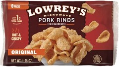 Original Microwave Pork Rinds Chicharrones – 1.75oz Pack of 6 – Low Carb Snack