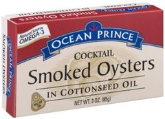 Ocean Prince Smoked Oysters with Red Chili Assorted Flavor Names , Sizes