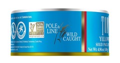 Tonnino Tuna Fish Yellowfin PoleLine – Solid Pack in Spring Water – Pack of 12..