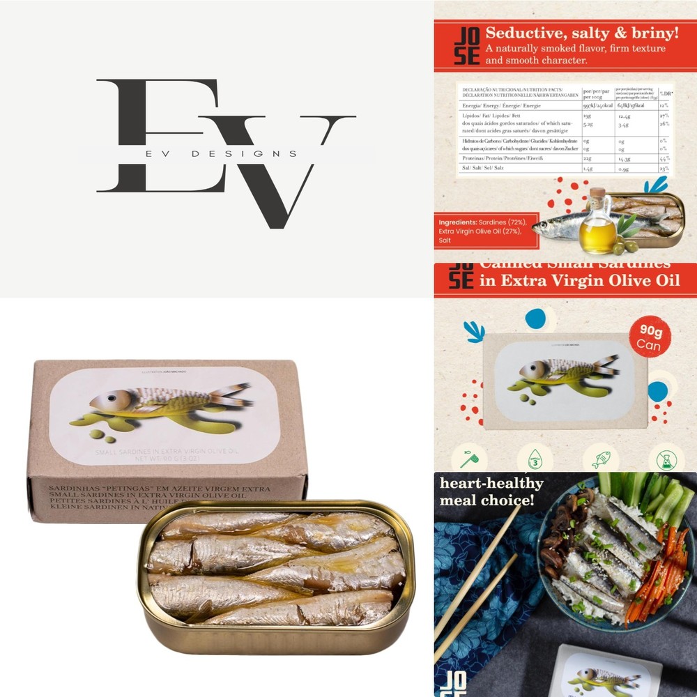 Canned Wild Caught Sardines in Extra Virgin Olive Oil – Omega-3 Delight (90g)