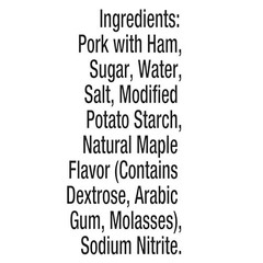 Canned Maple Flavored Spiced Meat 12 oz Shelf Stable Fully Cooked Pork Protein