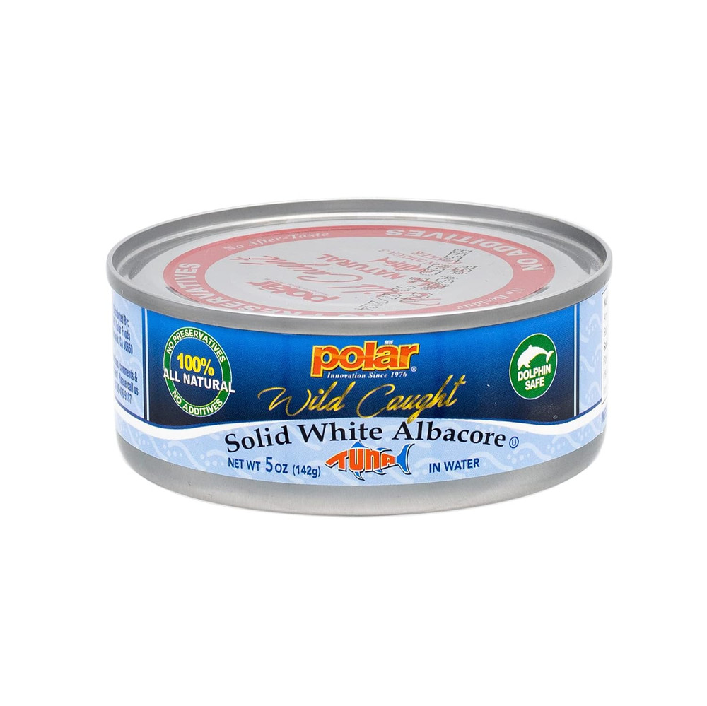 Tuna, All Natural Solid White Albacore in Water, 5 Oz Can (Pack of 12)