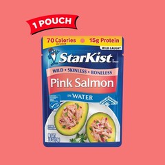 StarKist Wild Pink Salmon 2.6 oz Pouch Boneless Skinless