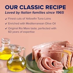 Rio Mare Premium Yellowfin Tuna in Olive Oil, 3 x 2.8 Ounce Can (Pack of 8, T…