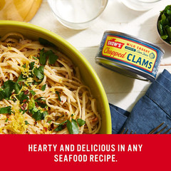 Snow’S Wild Caught Chopped Clams Canned 6.5 Oz Can Pack of 12
