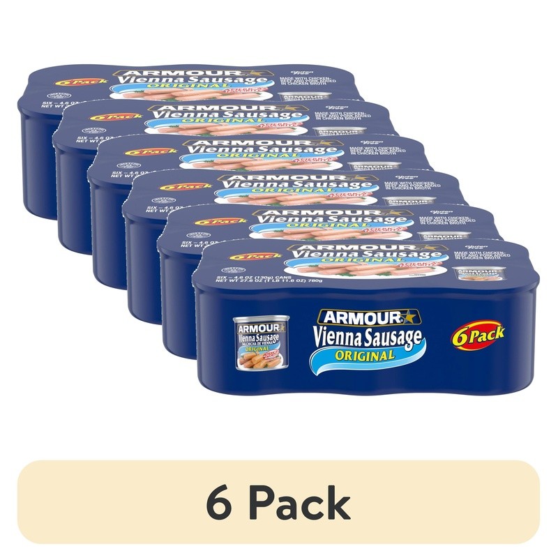 Vienna Sausage Canned Links Original Flavor Gluten Free Ready to Eat Snack New