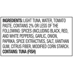Tuna Creations Cajun Style Pouch 2.6 oz 24 Pack Wild Caught 15g Protein Per