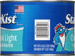 StarKist Chunk Light Tuna in Water, 4lb 2.5oz Can