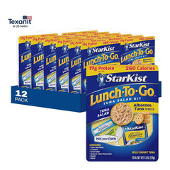 Lunch-To-Go Albacore Mix Your Own Tuna Salad, 4.5 Ounce Kit, 12 Pack