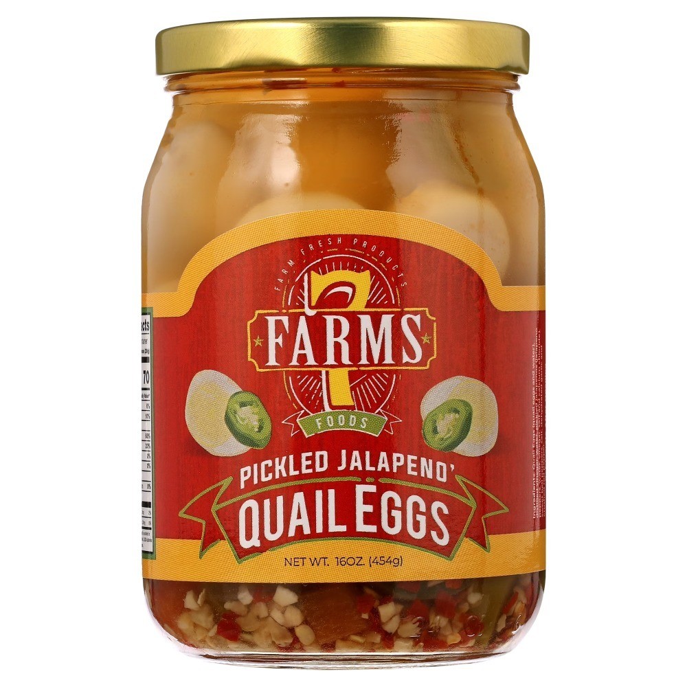 Pickled Jalapeno Quail Eggs Farm Fresh Spicy Snack Gourmet Food