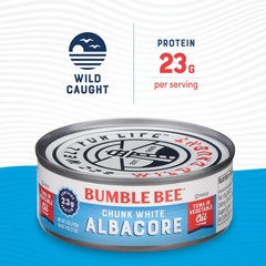 Chunk White Albacore Tuna in Oil, 5 oz Can (Pack of 24) – Wild Caught Tuna – …