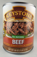 KEYSTONE BEEF ALL NATURAL (4) Four-28 oz Cans EXP 2027