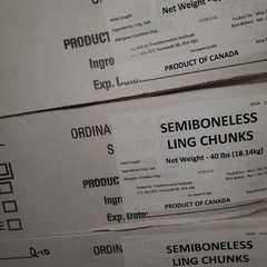 Salted Boned/ Semiboneless cod fish chunks 2lb+ to 40lb/ buy 8lb+ get 2lb free