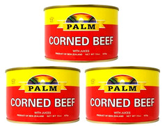 Palm Corned Beef with Juices 15 oz ( Pack of 3 )~04/2029