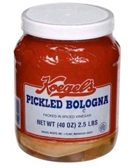 Koegel’s Pickeled Bologna 40oz. Jar. Gluten Free Low Carb Keto Friendly Made MI.