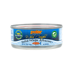 Tuna, All Natural Solid White Albacore in Water, 5 Oz Can (Pack of 12)