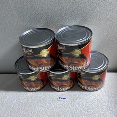Lot 5 Cans Vietti Beef Stew, 24oz each. Ready To Eat, (T 720) New, Free Shipping