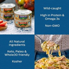 Genova Premium Yellowfin Tuna in Olive Oil, Wild Caught, Solid Light, 5 Oz. Can