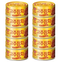 Spicy Korean Canned Tuna in Hot Pepper Sauce, 100g (3.5oz) x 10 Cans – Seafood D