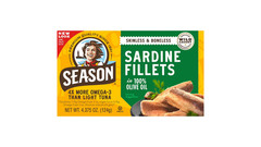 Season Skinless & Boneless Sardines in Oil – 4.375-Ounce (Pack of 6)