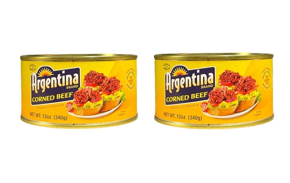 2 Cans Argentina Corned Beef 12oz each FREE SHIPPING