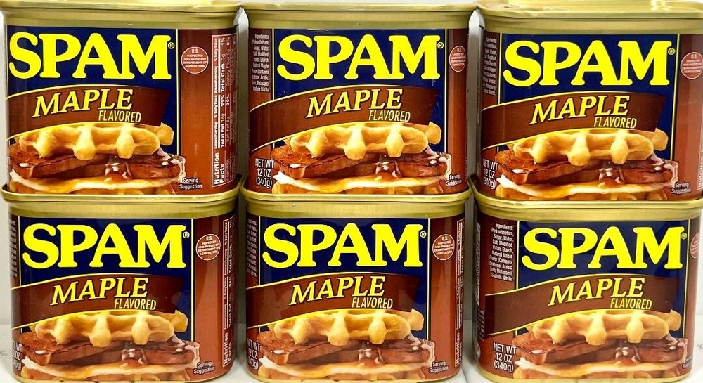 Spam Maple Luncheon Meat 12 oz ( Pack of 6 )
