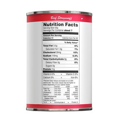 Werling Meat Canned Beef 14.5 Oz – Fully Cooked, Heat & Eat | Shelf Stable Canne