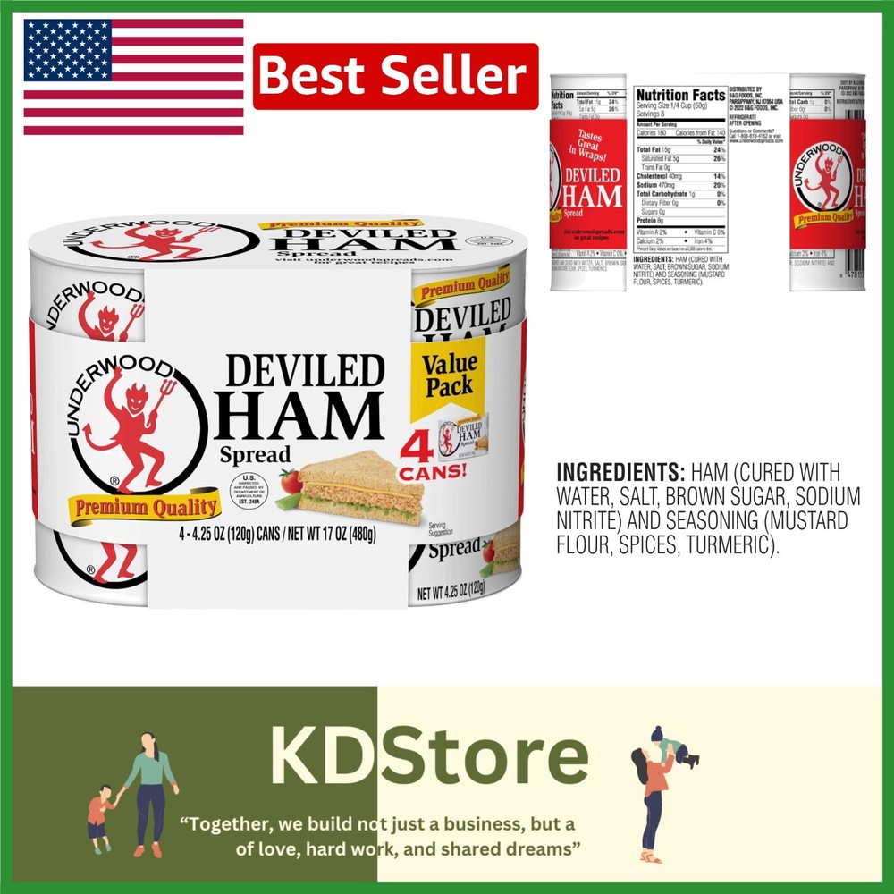Classic Deviled Ham Spread – 4 Pack