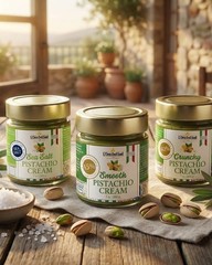 L’Oro Del Sud – Pistachio Cream with Sea Salt, Sicilian Sweet & Salty Pistach…