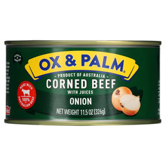 Ox & Palm corned Beef onion Flavored 11.5 oz can……