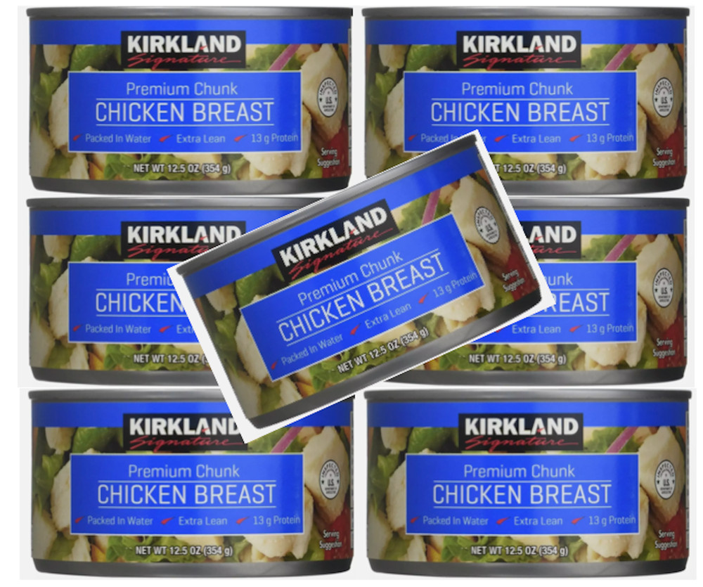 7 Kirkland Premium Chunk Chicken Breast Packed in Water 12.5oz Fresh BestBy 2029