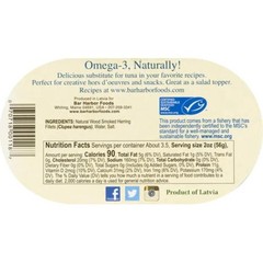 Bar Harbor Natural Smoked Wild Kippers, 6.7 oz (190g) | Naturally Wood Smoked…