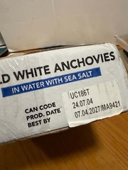 Wild Planet Wild White Anchovies in Extra Virgin Olive Oil 4.4 Ounce Pack of 12