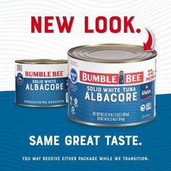 Solid White Albacore Tuna in Water Wild Caught Gluten Free High Protein Canned