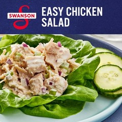 Swanson White Chunk Canned Chicken Breast in Water, Fully Cooked Chicken, 4….